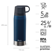 CityPark Thermavac™ Twin Cup Bottle 1.1L