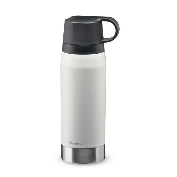 Vacuum flask with 2 cups, grey